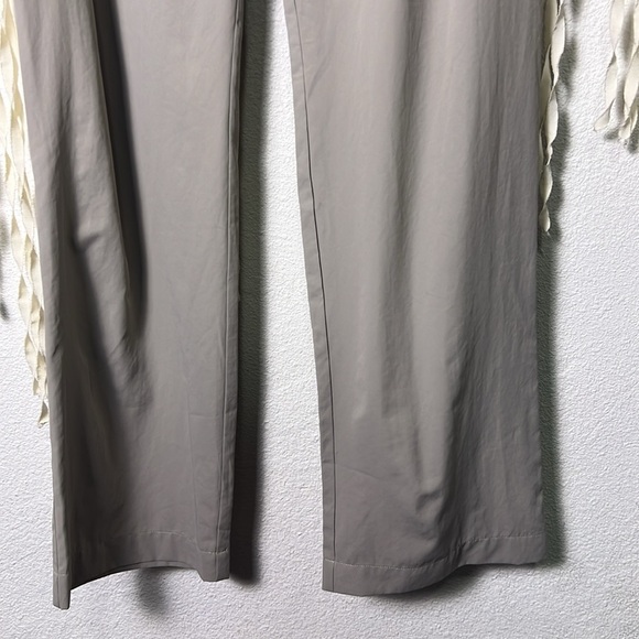 James Perse Taupe Nylon Wide Leg Pull On Pant size 2/M - Picture 3 of 10